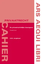 Omslag van De privaatrechtelijke dwangsom