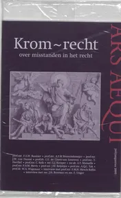 Omslag van Krom-Recht