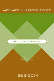 Omslag van Jurisprudentie intellectuele eigendom 1953-2014
