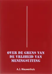 Omslag van Over de grens van de vrijheid van meningsuiting