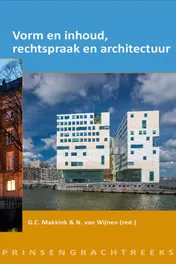 Omslag van Vorm en inhoud, rechtspraak en architectuur