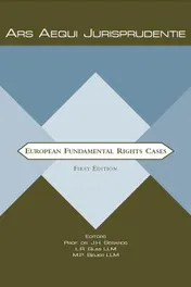 Omslag van European fundamental rights cases