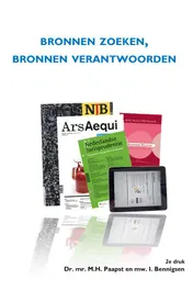 Omslag van Bronnen zoeken, bronnen verantwoorden
