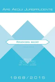 Omslag van Jurisprudentie financieel recht 1968-2015