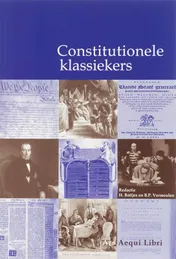 Omslag van Constitutionele klassiekers