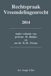 Omslag van Rechtspraak vreemdelingenrecht 2014