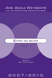 Omslag van Kunst & recht 2007/2010