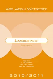 Omslag van Loonheffingen 2010
