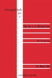 Omslag van Fijn dat U er allemaal bent