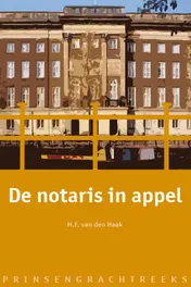Omslag van De notaris in appel