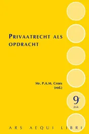 Omslag van Privaatrecht als opdracht