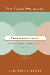 Omslag van Arbeidsovereenkomsten 2015/2016