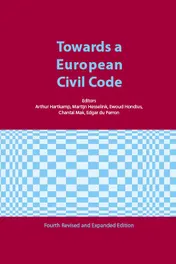 Omslag van Towards a European Civl Code