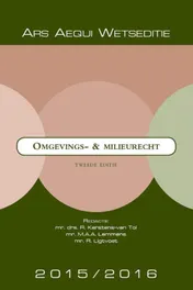 Omslag van Omgevings- & milieurecht 2015/2016