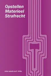 Omslag van Opstellen materieel strafrecht