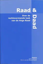 Omslag van Raad en daad