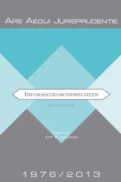 Omslag van Jurisprudentie informatiegrondrechten