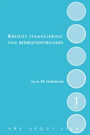 Omslag van Kredietfinanciering van bedrijfsovernames