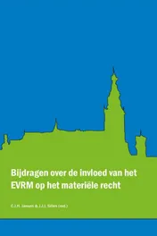 Omslag van Bijdragen over de invloed van het EVRM op het materiële recht
