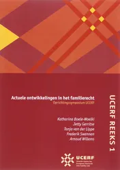 Omslag van 1 Actuele ontwikkelingen in het familierecht