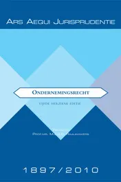 Omslag van Jurisprudentie Ondernemingsrecht 1897-2010