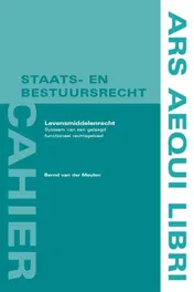 Omslag van Voedingsmiddelenrecht