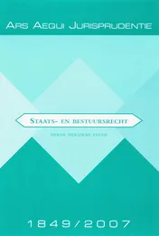 Omslag van Staats- en bestuursrecht