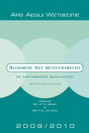 Omslag van Algemene wet bestuursrecht 2009/2010
