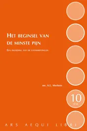 Omslag van Het beginsel van de minste pijn