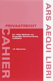 Omslag van Art. 843a Wetboek van Burgerlijke Rechtsvordering ont(k)leed