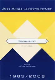 Omslag van Jurisprudentie Europees recht 1963/2006