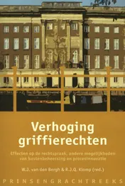 Omslag van Verhoging griffierechten