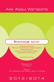 Omslag van Burgerlijk recht 2013/2014