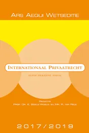 Omslag van Internationaal privaatrecht 2017/2019