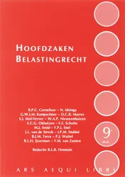 Omslag van Hoofdzaken belastingrecht