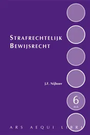 Omslag van Strafrechtelijk bewijsrecht