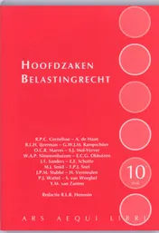 Omslag van Hoofdzaken belastingrecht