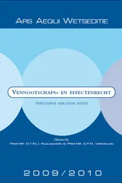 Omslag van Vennootschaps- & effectenrecht 2009/2010