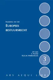Omslag van Inleiding tot het Europees bestuursrecht