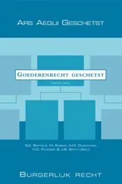 Omslag van Goederenrecht geschetst