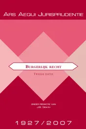 Omslag van Jurisprudentie Burgerlijk recht 1927-2007
