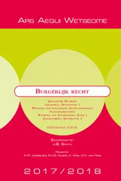 Omslag van Burgerlijk recht 2017/2018