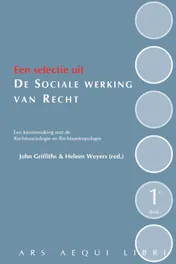 Omslag van De sociale werking van recht