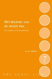 Omslag van Het beginsel van de minste pijn