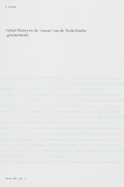 Omslag van Global history en de 'canon' van de Nederlandse geschiedenis