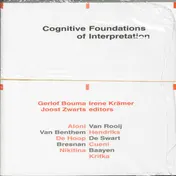 Omslag van Cognitive Foundations of Interpretation