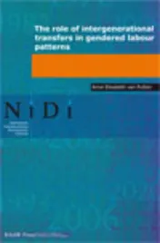Omslag van The role of intergenerational transfers in gendered labour patterns