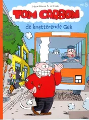 Omslag van De knetterende gek