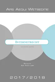 Omslag van Internetrecht 2017/2018