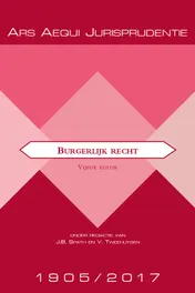 Omslag van Jurisprudentie Burgerlijk recht 1905-2017